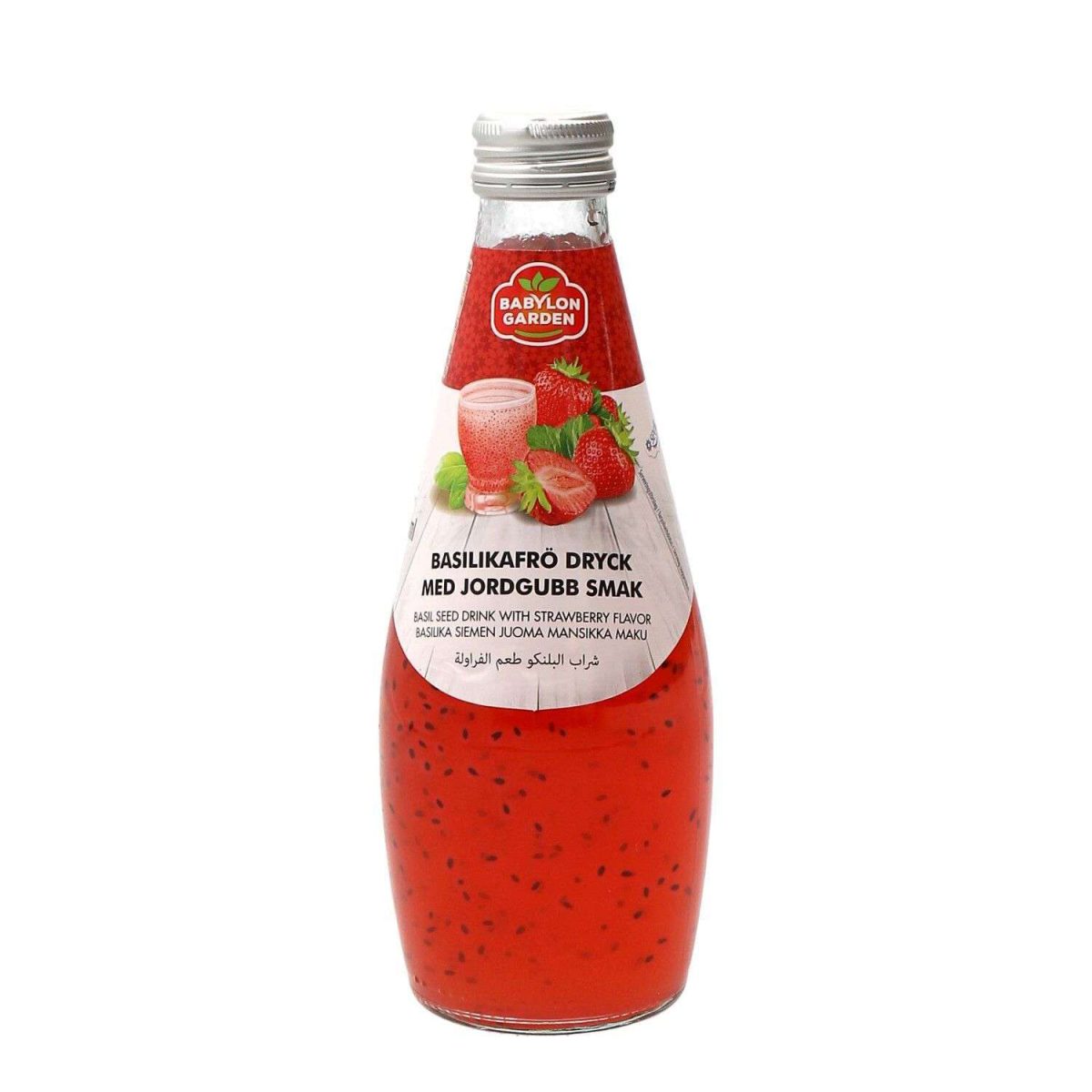 00000-2.jpg Basiliskafrö dryck Med Jordgubb Smak - Image 1
