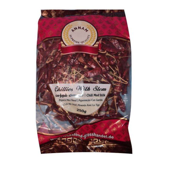 Annam Chillies With Stem(250g)