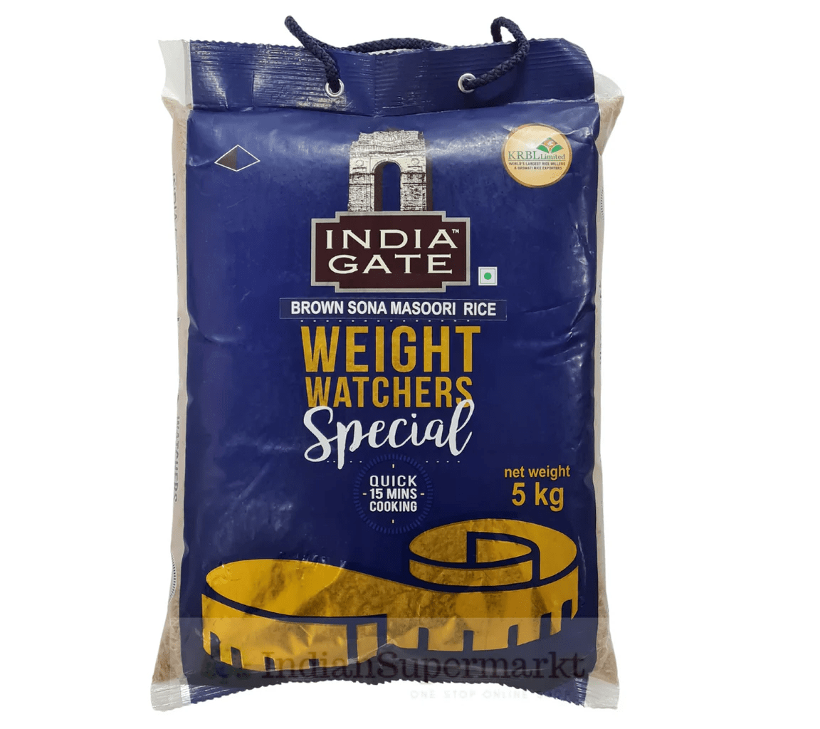 india-gate-brown-sona-masoori-rice.png India Gate Brown Sona Masoori Rice 5Kg - Image 1