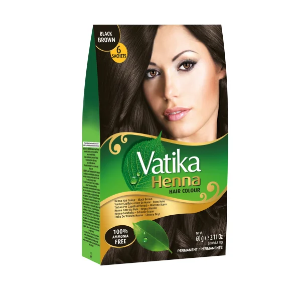 Vatika Henna Hair Color(Black Brown)
